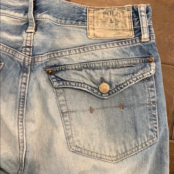 Pre-loved Ralph Lauren Distressed Jeans 👖 - Picture 6 of 7
